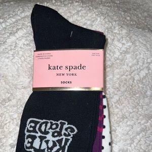 Kate Spade 3 Pairs Trouser Socks